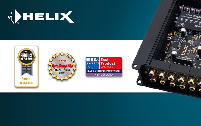 实至名归！德国HELIX DSP ULTRA十二声道处理器再获两项国际权威大奖