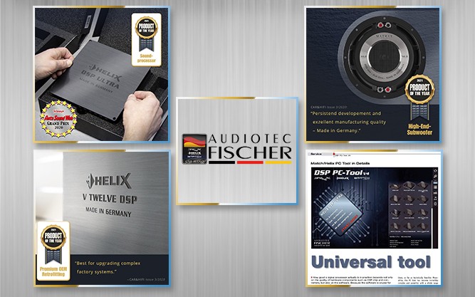 年度最佳产品！四款Audiotec Fische产品荣获欧洲杂志《Car & Hifi》权威大奖